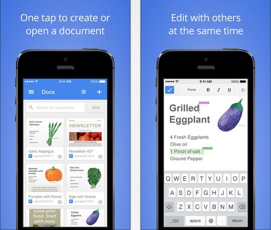 Google Docs Googledocs iosapp