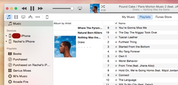 iTunes Itunes12 sidebar