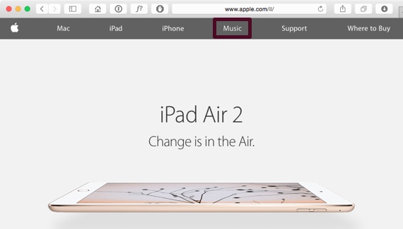 קישור לאפל מוסיקה