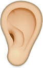 Ear emoji
