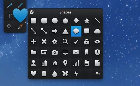 Pixelmator shapes