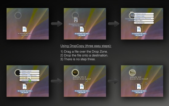 צילום מסך: אפסטור: העברת קבצים עם DropCopy.