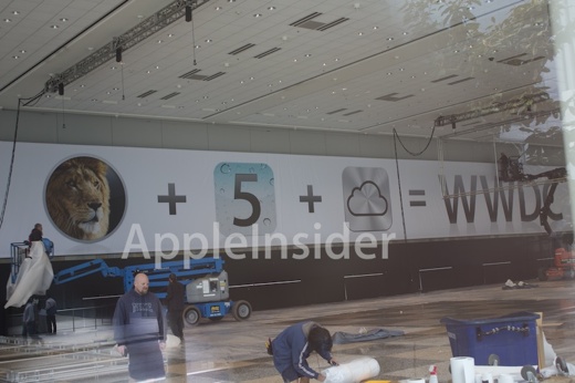 צילום: באנר ב-WWDC, קרדיט צילום: AppleInsider